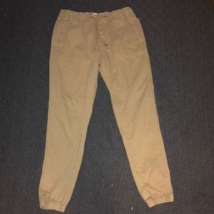 Khaki joggers